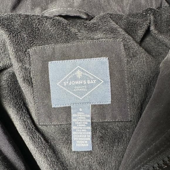 St. John's Bay Womens Removable Hood Packable Lightweight Puffer Jacket  S - Picture 8 of 16